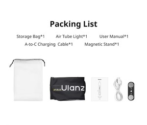 <span class=keywords><strong>Ulanzi</strong></span> แท่งไฟหลอดเป่าลม UA20 20W สองสีแบบพับได้ไฟวิดีโอ LED สำหรับผู้ประกาศถ่ายภาพสตรีมสด - Product Image 5