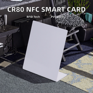 Factory Supply OEM Brand Mini Tag NFC White Blank Printable PVC RFID Smart <b>Stand</b> 13.56MHz NTAG216 Hotel Membership Business Card - Product Image 3