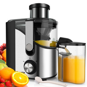 Extracteur de jus multifonctionnel centrifuge pour fruits et légumes, boîtier en acier inoxydable, éjection automatique de la pulpe, silencieux, 600W - Product Image 1