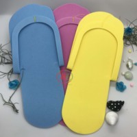 Tongs en caoutchouc unisexe bon marché, vente en gros, pantoufles en mousse Eva jetables pour Salon de manucure et SPA de jour