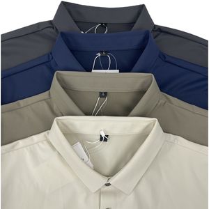 Camiseta Polo de Spandex de nailon de rendimiento de lujo, camiseta de Golf de negocios informal inteligente para hombres - Product Image 6
