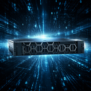 Сервер PowerEdge R840 2U для установки в стойку, с четырьмя процессорами Xeon, DDR4, SAS, NVMe, для баз данных и виртуализации, OEM-поставка - Product Image 1