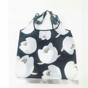 Bolsas de Compras Plegables Resistentes y Lavables, Bolsas de Mano Plegables Reutilizables de Poliéster Rpet 210D - Product Image 2