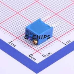 3266W-1-202LF Adjustable Resistor / <b>Potentiometer</b> Through hole Component (THT)-3P,6.4x4.3mm Resistor 2kOhm 10% 250mW 100ppm/ - Product Image 2