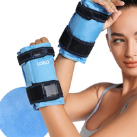 Bingyuan – Manchon de compression réutilisable en gel pour le poignet, support de refroidissement pour le syndrome du canal carpien, attelle de poignet en gel pour la récupération post-chirurgicale