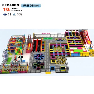 Large Indoor <b>Trampoline</b> for Sale, Amusement Park Jump Park - Product Image 5