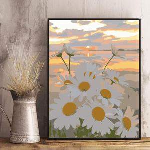 Pittura a olio digitale DIY tulipano fiori 30*40 pittura a caldo con numeri - Product Image 2