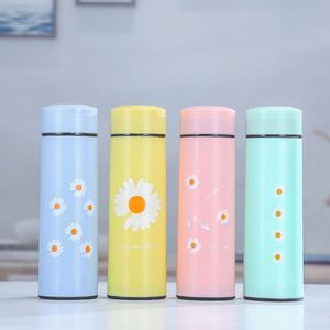 High-Value Daisy Insulated Cup Cute Flower Glass Cup Fashionable and Luxurious Gift Cup for Girls - Product Image 3
