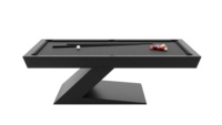 Table de billard professionnelle de luxe moderne personnalisée de haute qualité avec coussin, design en ardoise et cuir, en bois massif, disponible en 7, 8 et 9 pieds