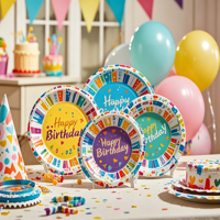 Assiettes ovales jetables biodégradables en papier pour pique-nique, anniversaire et barbecue – Épaissies pour le camping