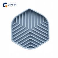 Tapis de léchage en silicone pour animaux de compagnie, tapis d'alimentation lente avec ventouses, tapis d'alimentation pour chien et chat, tapis anti-étouffement, tapis puzzle