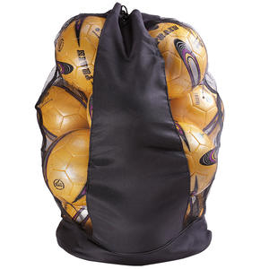 สายคล้องไหล่ปรับได้ Drawstring ฟุตบอลฟุตบอลความจุขนาด<span class=keywords><strong>ใหญ่</strong></span>ตาข่ายถุงเก็บฟุตบอลบาสเกตบอลกระเป๋าพกพาขนาดใหญ่ - Product Image 1