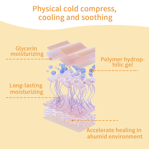 Nuevas almohadillas de lactancia de hidrogel, parches de enfriamiento en forma de gota de <span class=keywords><strong>agua</strong></span> para hidratación y calmante para pezones doloridos, elementos esenciales para la lactancia materna - Product Image 5