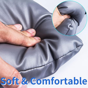 A036 ODM Coussin de siège imperméable pour personnes âgées en vrac Coussin de siège de toilette rembourré <span class=keywords><strong>à</strong></span> couverture souple avec clips et sangles de fixation - Product Image 3