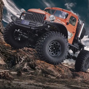 Camion tout-terrain 4x4 FMS Atlas 1/10, voiture RC 4WD RS, camion de simulation, émetteur 2,4 GHz, modèle de voiture télécommandée électrique - Product Image 4