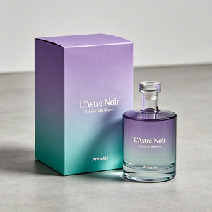 Caja de Cartón Plegable con Impresión Personalizada, Estampado en Lámina Dorada, Embalaje de Regalo Premium para <span class=keywords><strong>Licor</strong></span> de Anís - Product Image 1