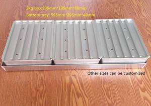 Contenedor Rectangular de Aluminio de 2 KG para Microondas y Congelador con Tapa, para Almacenamiento de Mariscos y Alimentos - Product Image 1