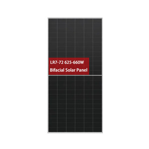ขายส่งแผงโซลาร์เซลล์ Hi-MO9 LR5-72HYD 660W แบบสองหน้า สำหรับ N-Type HBC BIPV กันน้ำ - Product Image 1