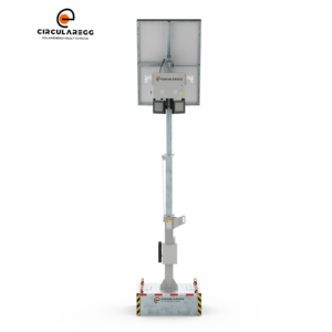Torre de Iluminación Portátil de Vigilancia Móvil Solar en Stock - Product Image 2