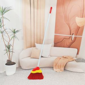 Vassoalhadas Uso Doméstico Atacado Exportação Longa Cerda Macia Pólo Mental Preço Competitivo Estrada Varrendo Pé Vassoula - Product Image 5