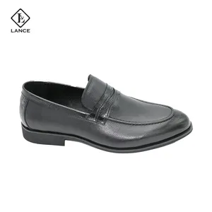 Lanci sapatos masculinos de couro genuíno, sapatos oxford feitos à mão couro formal para homens