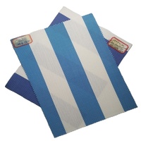 Tissu en maille tissée enduit de PVC résistant à la saleté pour jardin, pelouse, textile de maison et sacs - Tissu léger pour meubles d'extérieur