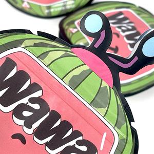 定制印刷异形袋防臭包装袋糖果3.5克聚酯薄膜，带可重复使用的密封拉链袋 - Product Image 5