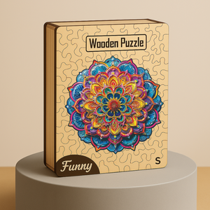 Puzzle colorato animale in legno con pezzi irregolari per adulti <span class=keywords><strong>e</strong></span> bambini creativo rompicapo regalo - Product Image 3