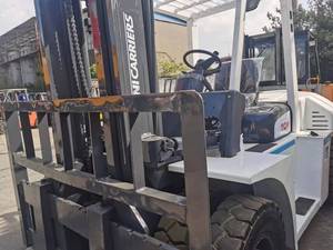 Carretilla elevadora usada con pintura Original importada de Japón TCM FD60 en buenas condiciones para la venta de maquinaria de construcción en Shanghai en Stock - Product Image 5