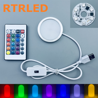 Kit d'éclairage LED rond pour imprimante 3D Bambu Lab, lampe enfichable, matériel DIY, accessoire compatible avec A1, A1mini, P1S, P1P, X1C