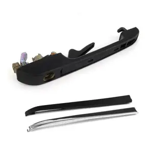 VW Golf Quantum Rabbit Scirocco Outside Door Handle W/H Lock 199837 207/191837207のフロント左