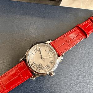 Montre mécanique automatique de luxe pour femmes avec diamants flottants, cadran à chiffres romains, montre-bracelet élégante pour femmes - Product Image 5