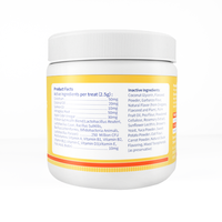 Complément Immunitaire pour Chiens : Soft Chews au Colostrum, Racine d'Astragale, Vitamines et Minéraux, Formule Sans Céréales à l'Huile de Poisson pour les Saisons Sèche-saumaise