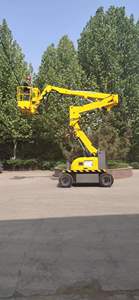 230kg 250kg 300kg gagang teleskopik angkat barang 10m 12m 15m 18m 20m 28m Platform kerja artikulating Boom mengangkat - Product Image 3