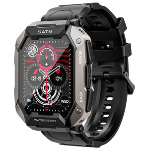 Hot Sale C20 Plus Smartwatch mit IP68 wasserdichtem Kieselgel band Android IPS Display Sleep Tracker SOS-Taste Zahlungs funktion - Product Image 4