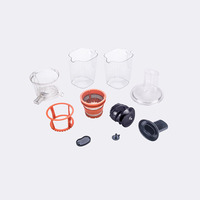 Commerciële Multifunctionele Juicer Blender Met Mengbeker Grote Mond Slow Juicer