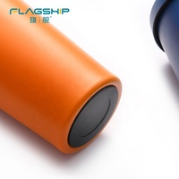 Gobelet en paille extensible, avec isolation sous vide, en acier inoxydable, de 500ml, avec conception personnalisée, tasses à café