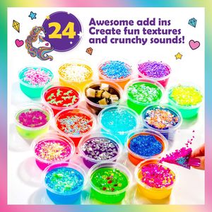 Perfect Kraft Unicorn Sparkle Slime <b>Kit</b>, Art Craft Slime DIY Slime Making <b>Kit</b> for Girls Boys Educational Toy Supplier - Product Image 4