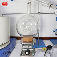 Kit de distillation à court trajet électrique avec piège à froid, chauffe-ballon 20L, composant principal du moteur