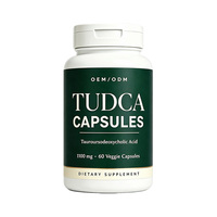 Complément Détoxifiant Hépatique à Marque Blanche TUDCA 500mg, Capsules TUDCA 110mg pour le Foie, Sans OGM, Sans Additifs