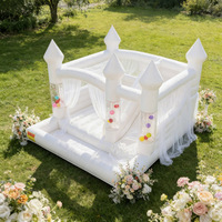 Grand château gonflable personnalisé, trampoline gonflable, maison de rebond gonflable pour les événements de fête, les mariages et les festivals, location