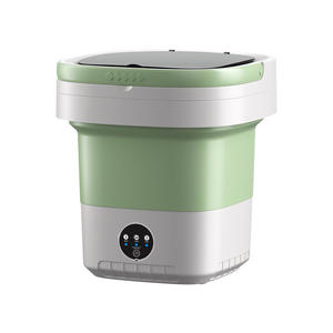 Mini <span class=keywords><strong>lavadora</strong></span> pequeña transfronteriza para RV plegable con deshidratación automática para calcetines íntimos Tipo de enchufe de EE. UU. - Product Image 1