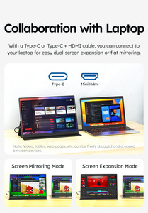 หน้าจอ LCD TFT ขนาด 15.6 นิ้ว รุ่นใหม่ 156QC ความคมชัด 1000:1 อัตราส่วนภาพ 16:9 ไฟ LED Backlit 100% SRGB สำหรับตู้คีออสก์บริการตนเอง หน้าจอ LCD ขนาด 15.6 นิ้ว - Product Image 4