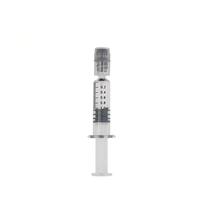 Seringue en verre standard de 1 ml avec colonne de purge d'air en plastique, embout Luer Lock gradué pour huile végétale