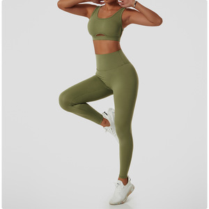 Sujetador deportivo de secado rápido para mujer, ropa deportiva con cuello en U, Espalda descubierta, para Fitness y Yoga, a prueba de golpes, <span class=keywords><strong>2022</strong></span> - Product Image 4