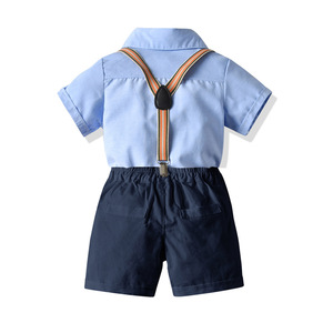 Conjuntos de Ropa para Niños al por Mayor, Estilo de Diseño de Moda, Camisetas Tipo Polo y Body para Niños, Conjunto de 2 Piezas - Product Image 2