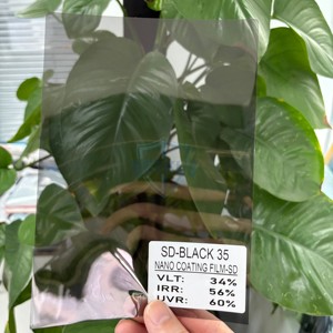 Film teinté pour vitres SD-BLACK 35 Nano Coating anti-rayures, protection UV, couleur personnalisée, <span class=keywords><strong>prix</strong></span> usine. - Product Image 3