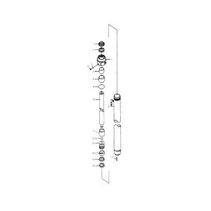 Cilindro de elevación Doosan Daewoo A30175139 de doble acción de acero para montacargas diésel D20NXV D25NXV D30NXV - Product Image 2