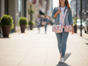 กระเป๋าคาดลำตัวลายการ์ตูนคาบิบาลาพร้อมสายปรับได้ วัสดุโพลีเอสเตอร์ กระเป๋าคาดหน้าอกสำหรับผู้หญิงทุกฤดูกาล - Product Image 2