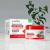 Crème de Visage Bio Anti-Rides pour Adultes Crème Anti-Âge aux Baies de Goji Hydratante Raffermissante au Rétinol Soins de la Peau pour Femme